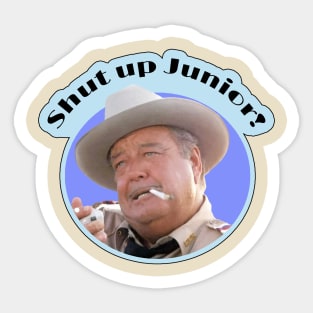 Buford T Justice Sheriff Smokey and the Bandit T-Shirt Sticker